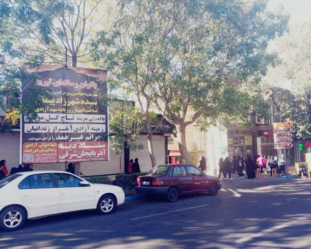 بانوان خبرنگار تبریز به جای تاج گل، زندانی آزاد کردند